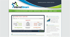 Desktop Screenshot of internetstream.cz
